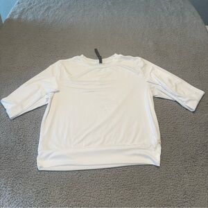 Vuori Daydream Crew Shirt Long Sleeve Pullover Soft VW133 White XL